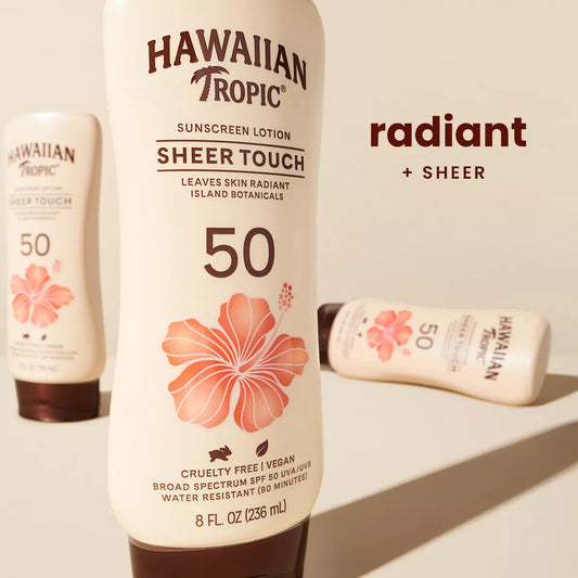 Hawaiian Tropic Sheer Touch Sunscreen Lotion SPF50 236ml