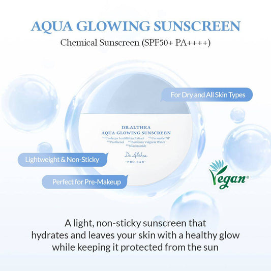 Dr. Althea Aqua Glowing Sunscreen SPF50 45ml