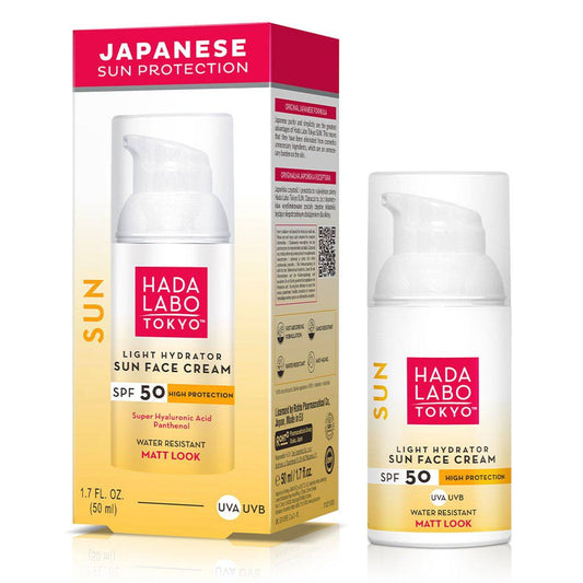 Hada Labo Tokyo Light Hydrator Sun Face Cream Matte Look SPF50 50ml