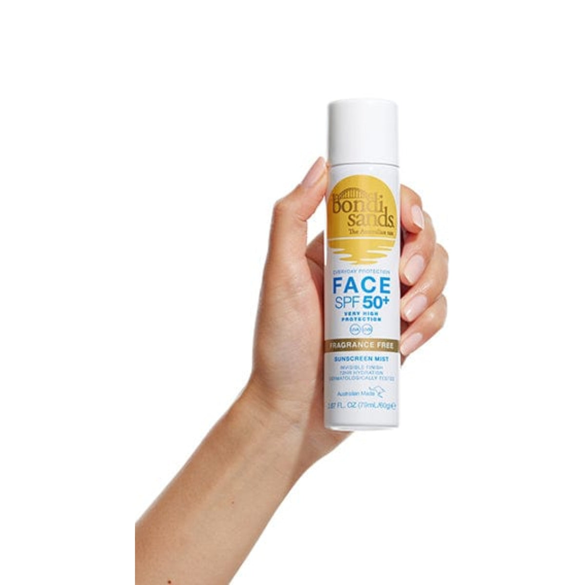 Bondi Sands Face Mist SPF50+ Fragrance Free 60g