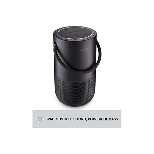 Bose Portable Smart Speaker;Water-Resistant Design With Spacious 360° Sound;Bluetooth;Wi-Fi And Airplay 2 - Triple Black