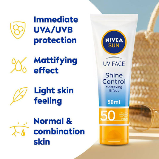 Nivea Sun UV Face Cream SPF50 Shine Control 50ml