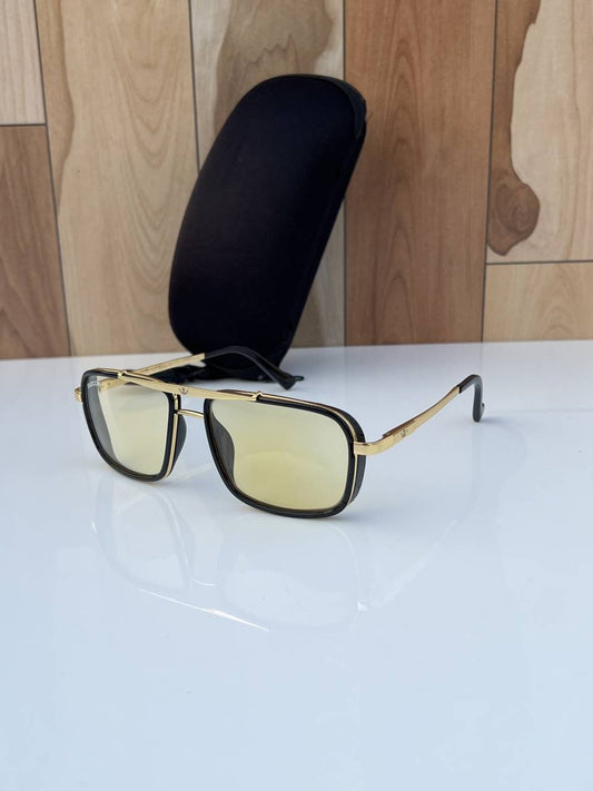 Suocchi gold yellow sunglass