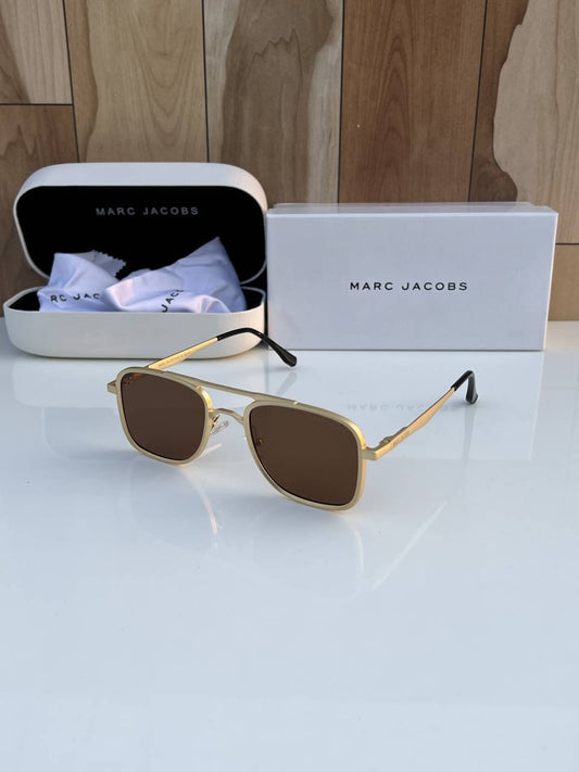 Marc_jacobs gold brown sunglass