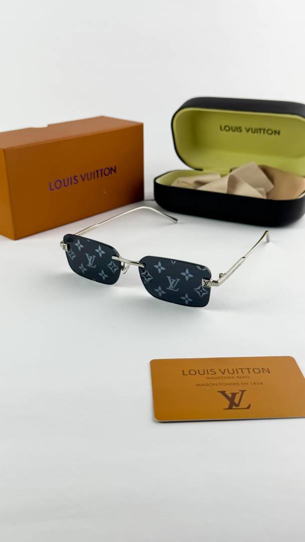 Louis_vuitton silver printed