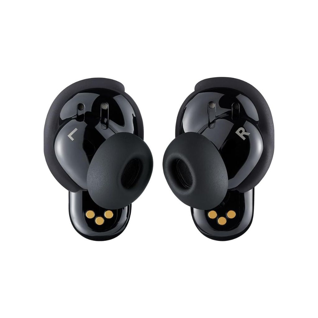 Bose New QuietComfort Ultra Bluetooth Earbuds (2nd Gen), Wireless Noise Cancelling earbuds, Up to 6 hours battery, IPX4 Rating, Immersive Audio, Deep Bass, Black