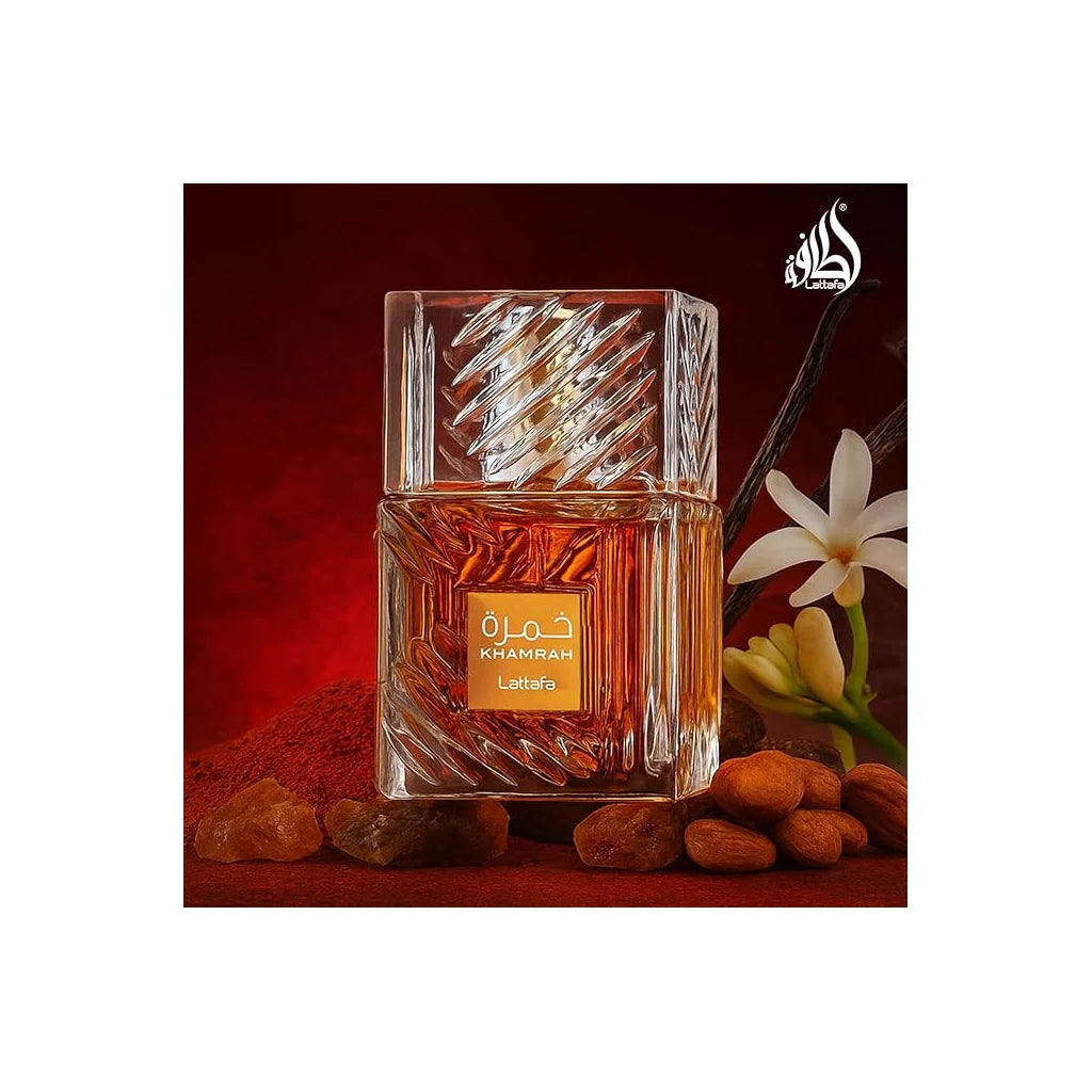 Lattafa Khamrah Eau de Parfum Unisex 100ml – Parfum Arabe Longue Tenue