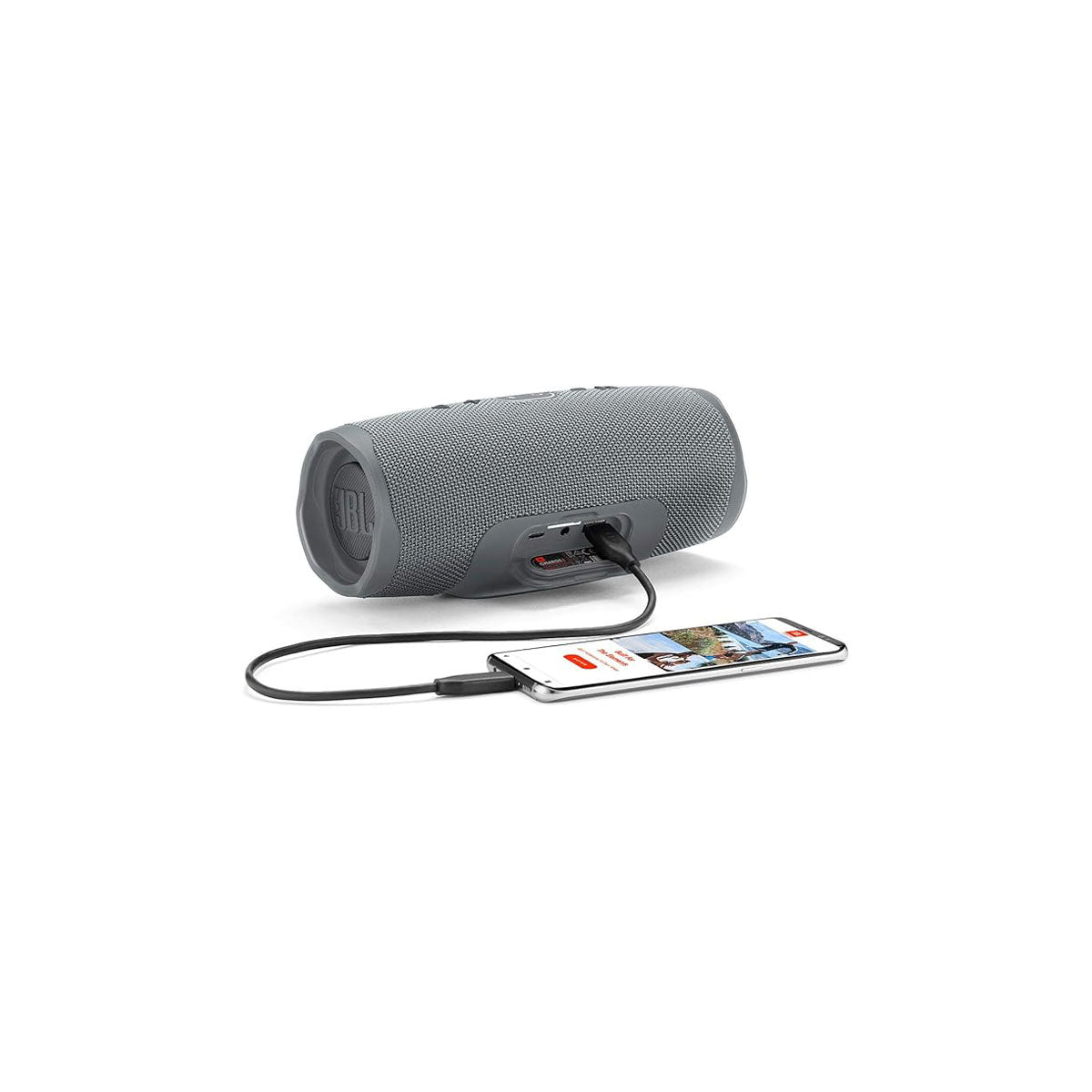 JBL Charge 4 Portable Waterproof Bluetooth Speaker - Gray