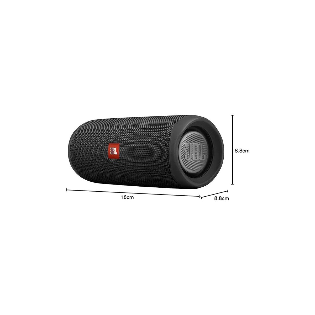 JBL Flip 5 Portable Bluetooth Speaker with Rechargeable Battery, waterproof, PartyBoost compatible, midnight black